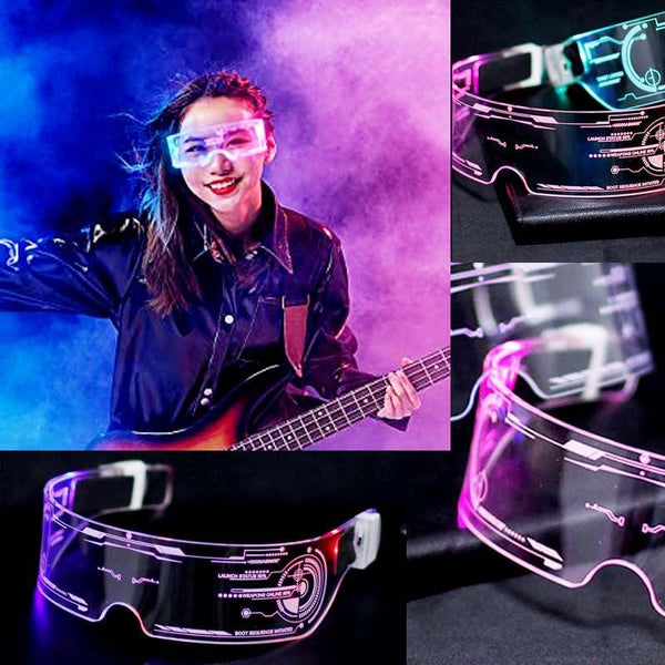 Futura™ Luminous Futuristic Multicolor LED Glasses