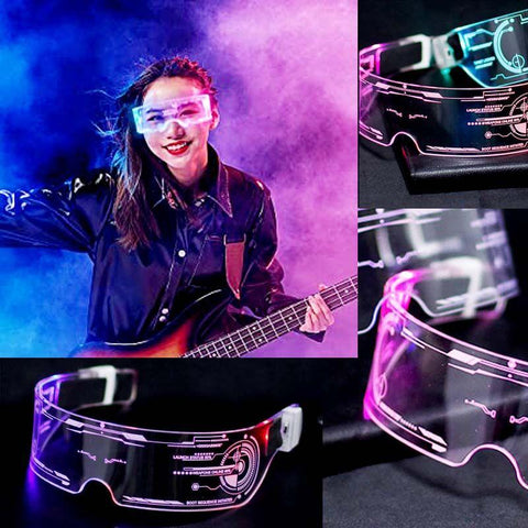 Futura™ Luminous Futuristic Multicolor LED Glasses