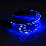Futura™ Luminous Futuristic Multicolor LED Glasses Basic Edition (7 Solid Light Color Modes)