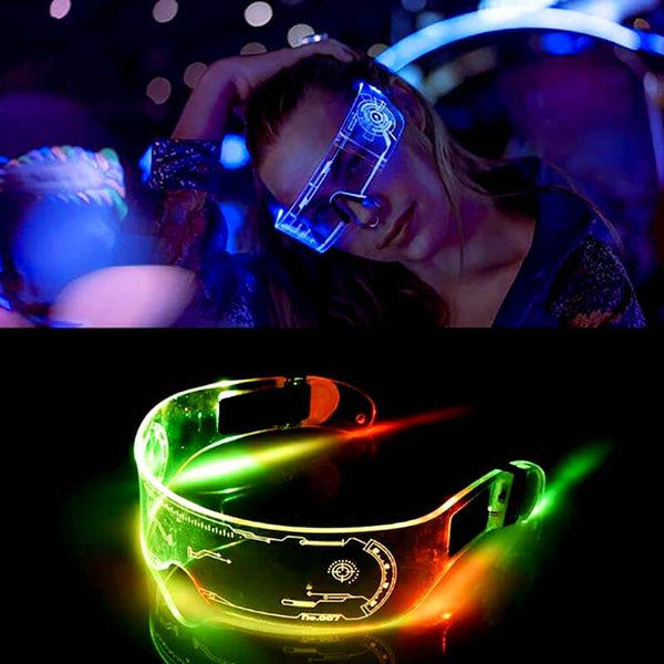 Futura™ Luminous Futuristic Multicolor LED Glasses
