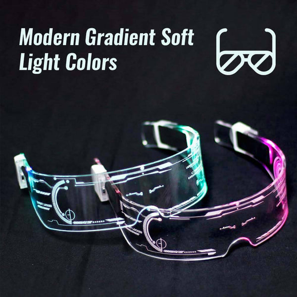 Futura™ Luminous Futuristic Multicolor LED Glasses