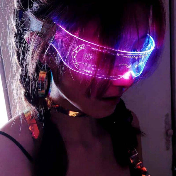 Futura™ Luminous Futuristic Multicolor LED Glasses