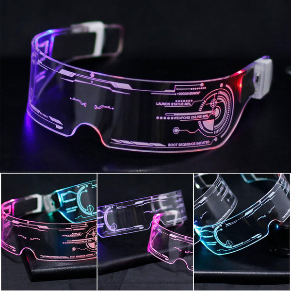 Futura™ Luminous Futuristic Multicolor LED Glasses