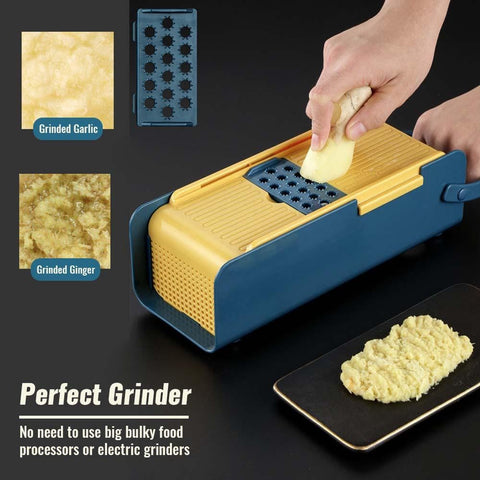 VeggiMagic™ All-In-One Cutter Chopper Slicer & Grater With Enhanced Safe Hand Guard (With Free Peeler Gift)