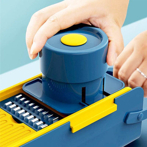 VeggiMagic™ All-In-One Cutter Chopper Slicer & Grater With Enhanced Safe Hand Guard (With Free Peeler Gift)