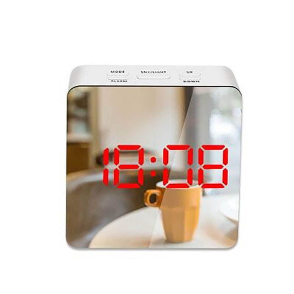Lumina™ 3-In-1 LED Mirror Alarm Clock