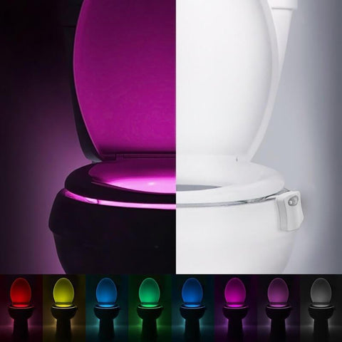 Smart LED Toilet Seat Lighting with Motion Sensor and UV Disinfection -  Momentures