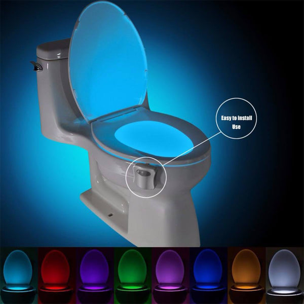 UVGlow™ 3-in-1 Toilet Bowl Night Light With Anti-Mold LED & Air Freshener  (Upgraded)