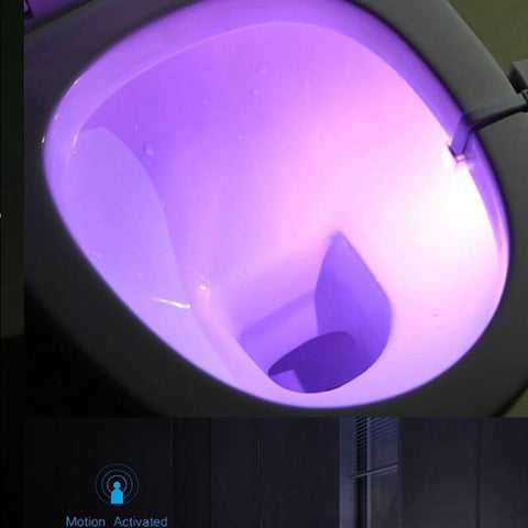 UVGlow™ 3-in-1 Toilet Bowl Night Light With Anti-Mold LED & Air Freshener  (Upgraded)
