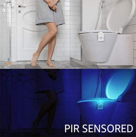 Smart LED Toilet Seat Lighting with Motion Sensor and UV Disinfection -  Momentures