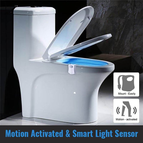 UVGlow™ 3-in-1 Toilet Bowl Night Light With Anti-Mold LED & Air Freshener  (Upgraded)