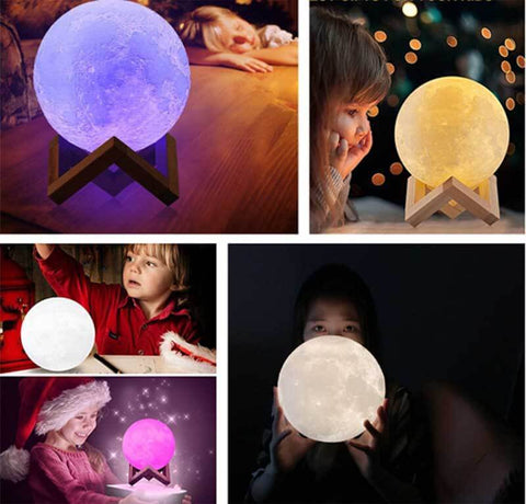 Multi-Color Moon Lamp