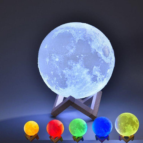 Multi-Color Moon Lamp