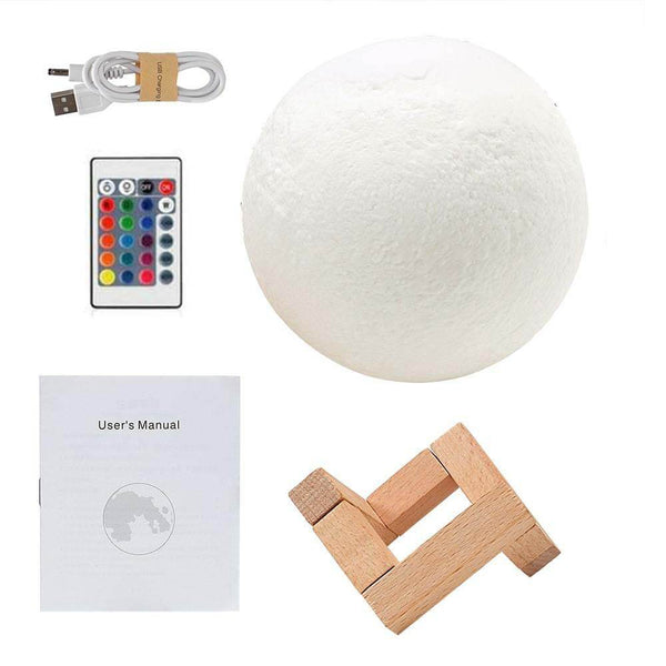 Multi-Color Moon Lamp