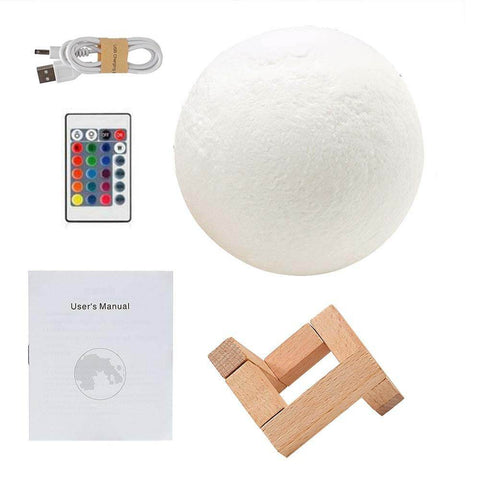 Multi-Color Moon Lamp
