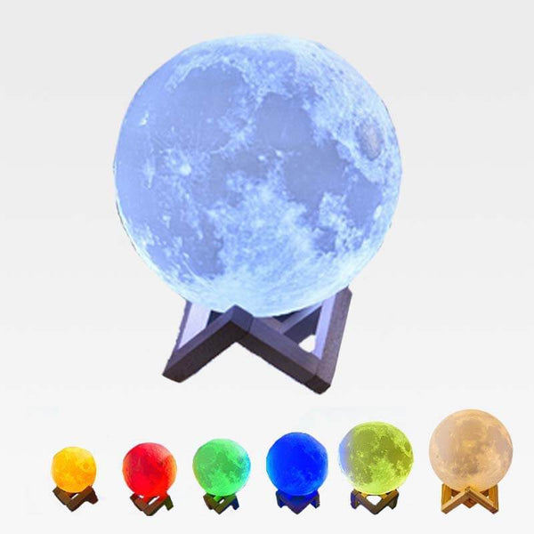 Multi-Color Moon Lamp