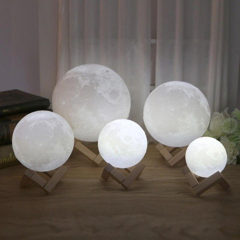 Multi-Color Moon Lamp