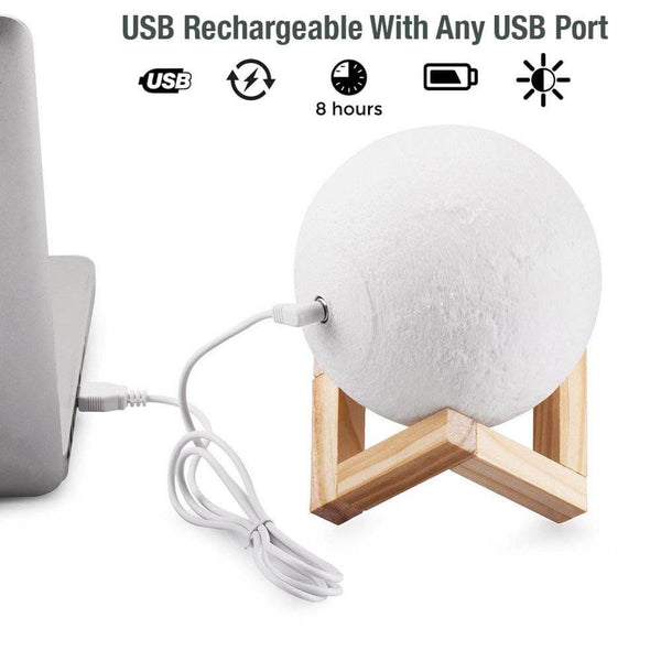 Multi-Color Moon Lamp