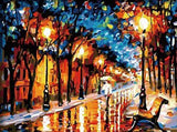 Night Walk Fantasy Paint-By-Numbers Kit