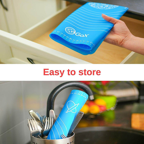 Nonstick Rollable Pastry Mat With Measurements