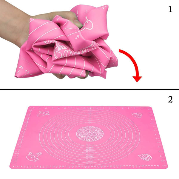 Nonstick Rollable Pastry Mat With Measurements