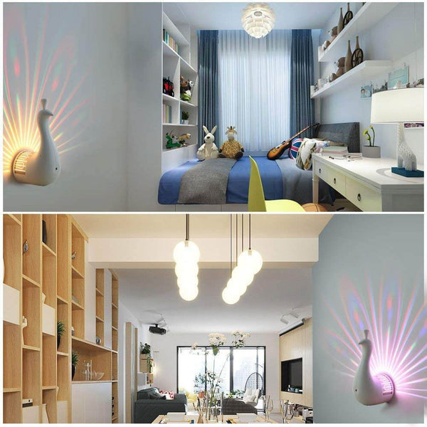 RoyalVain™ Peacock Projection Light