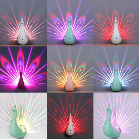 RoyalVain™ Peacock Projection Light