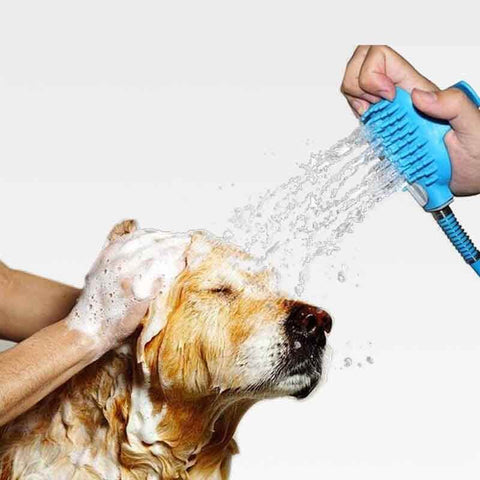 CleanPaw™ 2-In-1 Pet Shower Massager Bathing Tool Blue