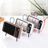 2-in-1 Retro TV Bluetooth Speaker & Phone Holder