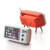 2-in-1 Retro TV Bluetooth Speaker & Phone Holder