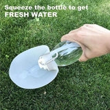 HydroLeaf™ Reversible Portable Pet Water Bottle Green