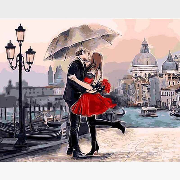 Romance In Venice Paint-By-Numbers Kit