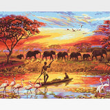 Safari Paint-By-Numbers Kit