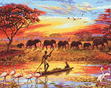 Safari Paint-By-Numbers Kit