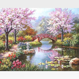 Sakura Dreams Paint-By-Numbers Kit