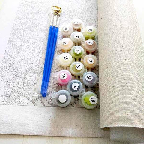 Picarts™ Follow Me To New York Paint-By-Numbers Kit