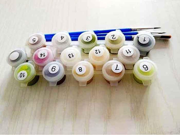 Picarts™ Sakura Cherry Blossoms Paint-By-Numbers Kit