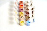 Colorful Rainbow Roses Paint-By-Numbers Kit
