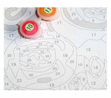 Rainbow Monkey Paint-By-Numbers Kit