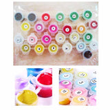 Rainbow Cat Paint-By-Numbers Kit