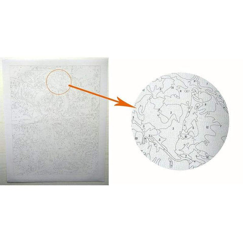 Picarts™ Cherry Blossoms Walk Paint-By-Numbers Kit