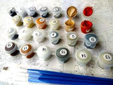 Four Seasons Tree Paint-By-Numbers Kit