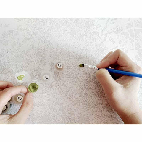 Picarts™ Snowy Wolves Paint-By-Numbers Kit