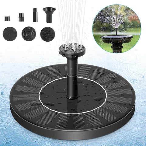 50W Solar Water Pump Kit 24H for Bird Bath Fish Tanks on 50W Solar Water Pump Kit 24H for Bird Bath Fish Tanks on