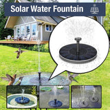 SolarSplash™ Solar Powered Fountain (Upgraded) Without Battery Backup