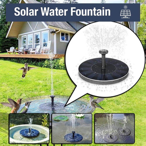 SolarSplash™ Solar Powered Fountain (Upgraded)