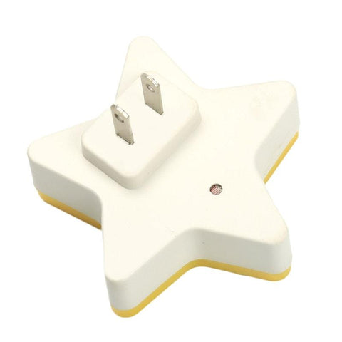 Cute Star Night Light With Smart Light Sensor