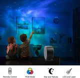 RelaxGlow™ Starry Sky Galaxy Projection Light