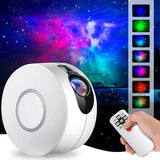 RelaxGlow™ Starry Sky Galaxy Projection Light Galaxy Nebula (Starry Sky + Rotating Nebula Effect) / White