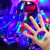 RelaxGlow™ Starry Sky Galaxy Projection Light Mini Music Ball / Black